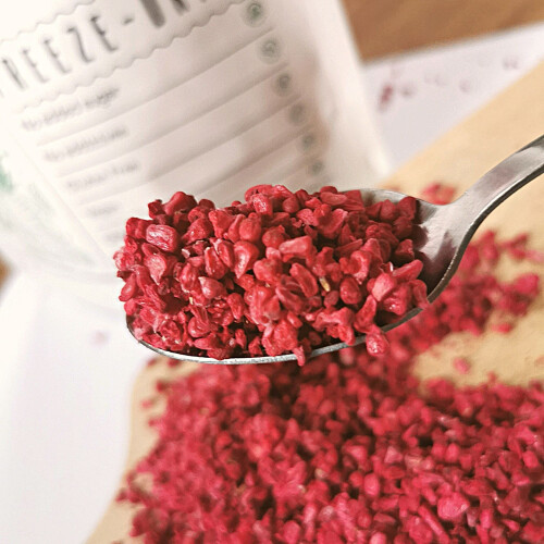 Freeze Dried Raspberry Pieces  Pure Premium Dried Raspberries  Real Fo 1