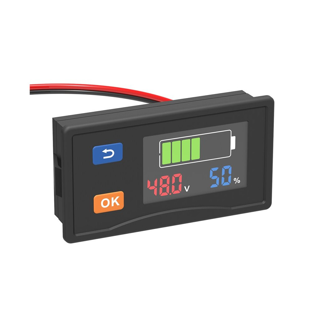 Lcd Battery Level Indicator Custom Battery String Setting Voltage Capacity Display For Lead Acid Lithium Battery 4712228315786