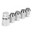 4x M12x1.5 Wheel Nut Locks 32mm Height 7