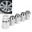 4x M12x1.5 Wheel Nut Locks 32mm Height 9