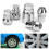 4x M12x1.5 Wheel Nut Locks 32mm Height 10