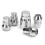 4x M12x1.5 Wheel Nut Locks 32mm Height 5
