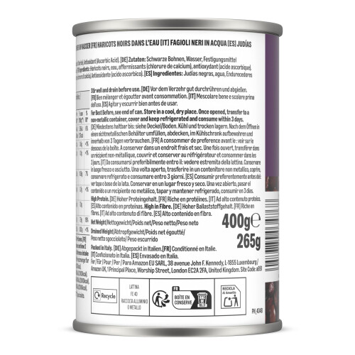 by Amazon Black Beans 400g 1