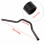 Steel Motorcycle Handlebar 22mm Black 6