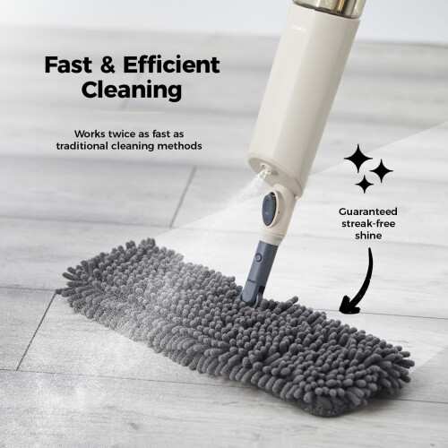 Tower Tower T869008MSH Flexi Spray Mop Doublesided head Flexineck Latte  Gre 1