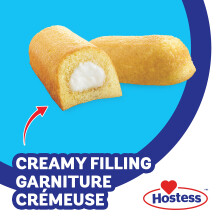 Hostess Twinkies Cakes with Creamy Filling, Cake Snacks, Contains 6 cakes (Individually Wrapped)