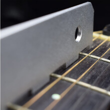 Notched Guitar Neck Straightedge & Leveling Tool – Luthier Tool for Acoustic & Electric Fretboard Setup, Dual-Sided Aluminium, UK Stock