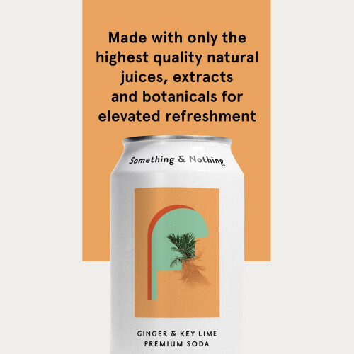 Something  Nothing Ginger  Lime Flavoured Sparkling Water 12 x 330 ml 1