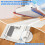 Multifunctional Lazy Mop with One Click Cloth Grip  HandsFree Flat Mop 6