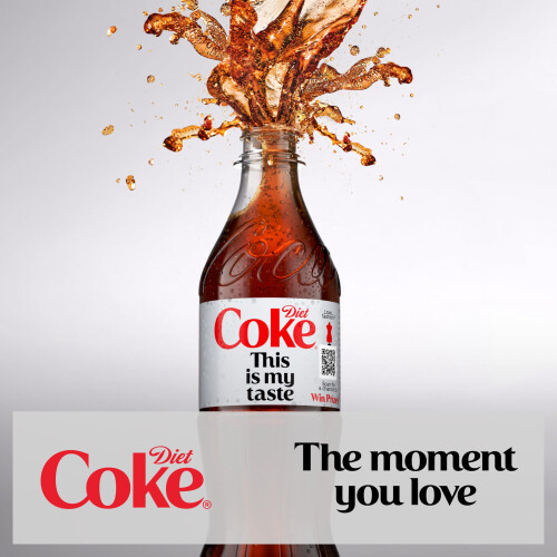 Diet Coke Soft Drink Bottles, 24 x 500 mL 2