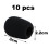 10Pcs Headset Microphone Foam Cover,Microphone Cover Foam,82230mm(Black) 2