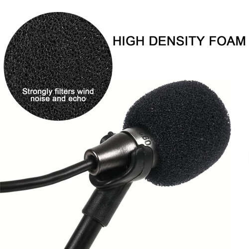 10Pcs Headset Microphone Foam Cover,Microphone Cover Foam,82230mm(Black) 2