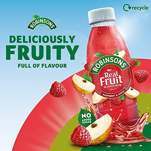 Robinsons RTD Raspberry  Apple 500 ml Pack of 12 1