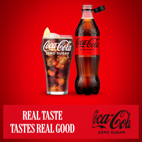 Coca Cola Zero Sugar 12 x 500ml PET Black 2