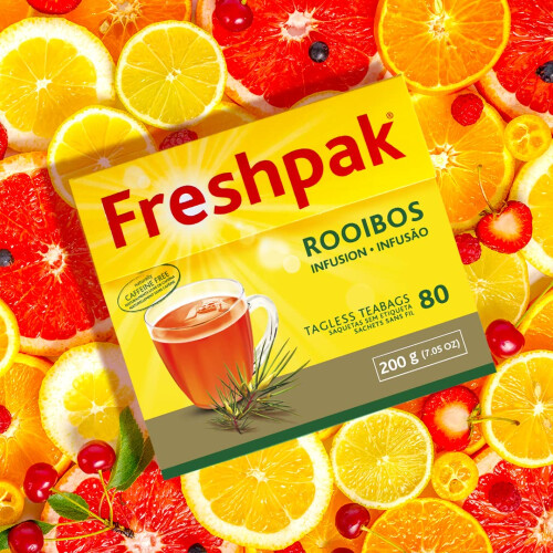 Freshpak Rooibos Tea  80 Tagless Teabags  Packed at source in South A 2
