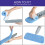 Vicloon Mop Pad, 6 PCS Microfiber Replacement Mop Pads Fit for All Spray Mops & 4