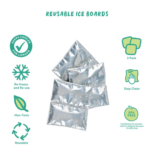 Polar Gear Polar Gear ice Pack Silver and Blue 10cmx10cm 1