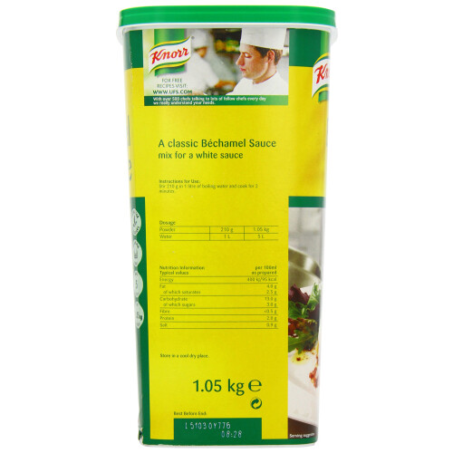 Knorr Knorr Béchamel Sauce Mix, 1kg (Makes 5L) 2