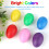24 Pieces Musical Eggs Shakers, Plastic Egg Shakers 5