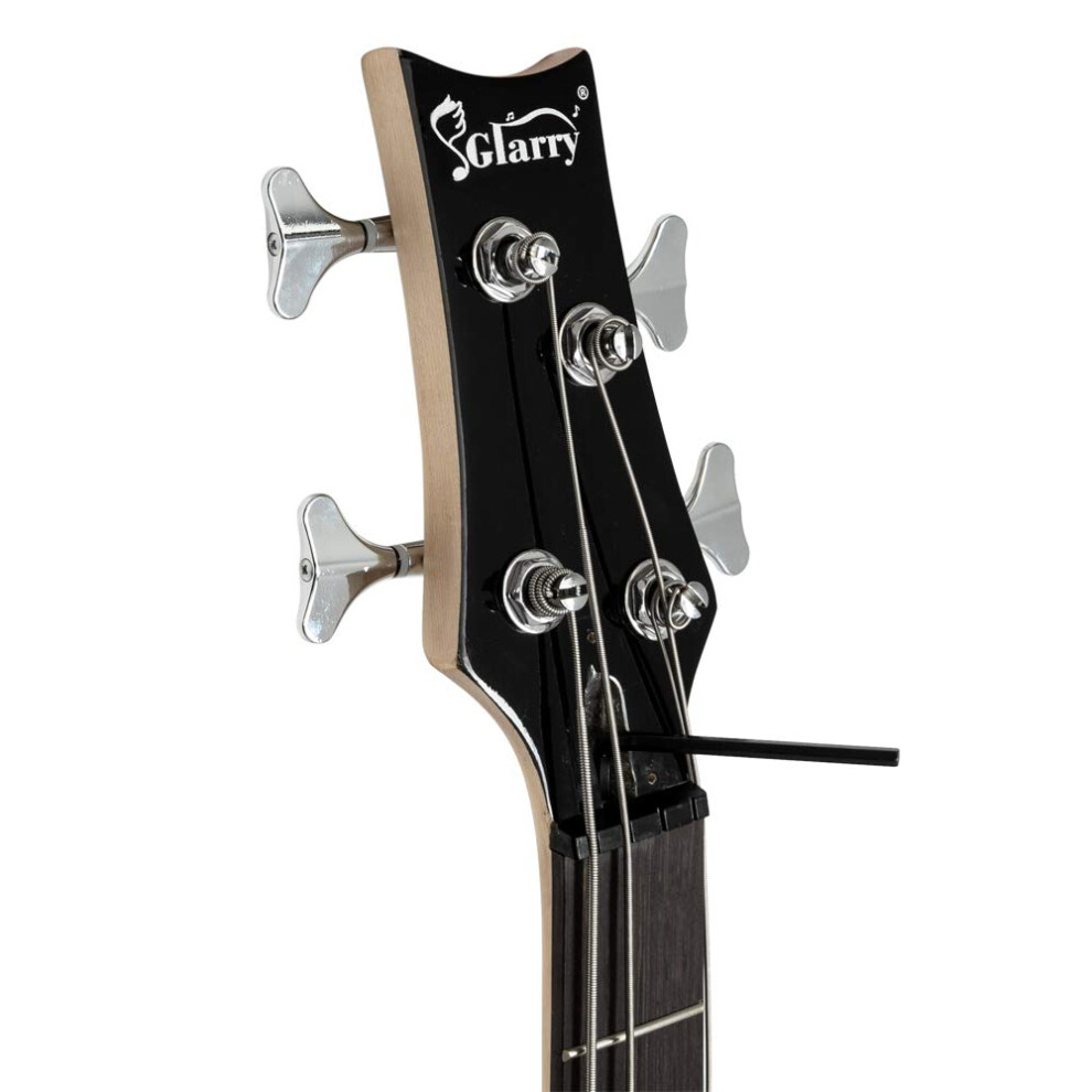 Bonnlo 4 String Full Size Electric Bass Guitar Beginner Kit With 20W A