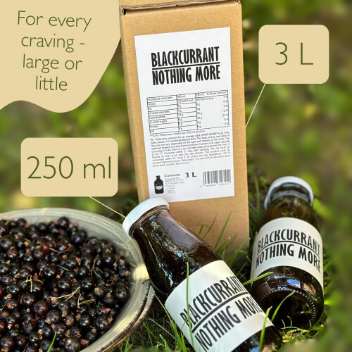 PRESSUICE Fresh Blackcurrant Nothing More Juice not from concentrate 2