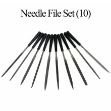 RuiJOTWAT Luthier Needle File Set (10) Guitar Nut Slot Fret Dressing Files Tool