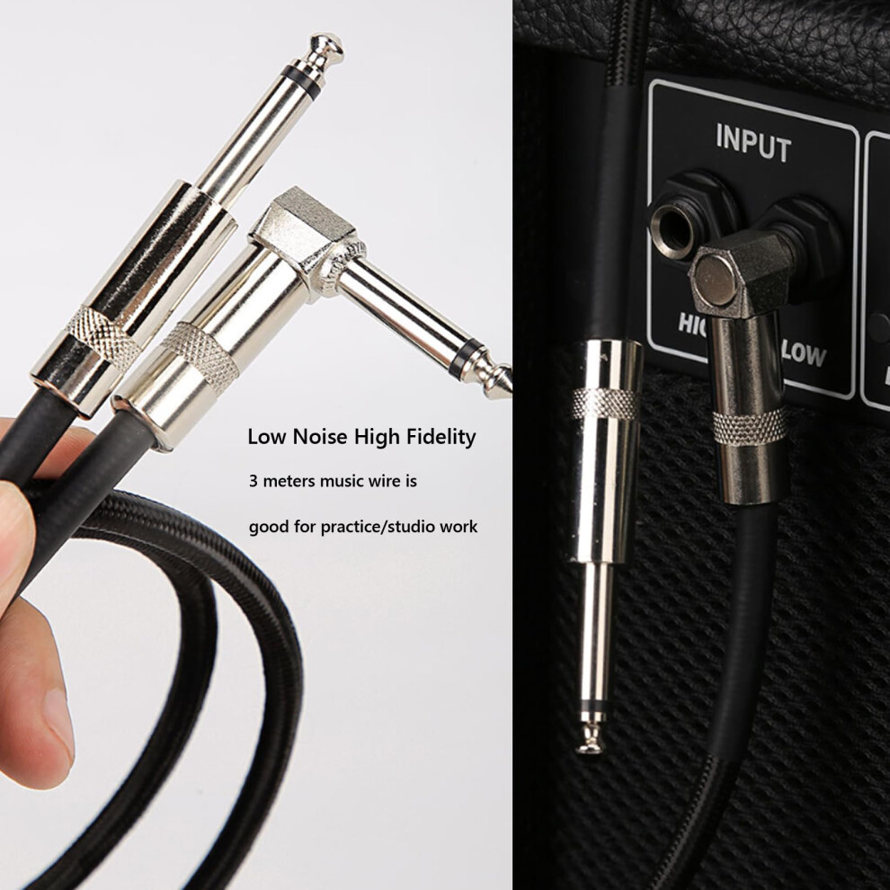 Shuxia Professional Guitar Cable,Braided Guitar Lead Instrument Cables
