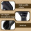 2PCS Microphone Clip Mic Holder, Black, Adjustable with 5/8" to 3/8" 3