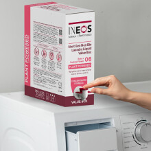 INEOS Next Gen Non Bio Laundry Washing Liquid Detergent, Stain Removal for Clothes, Plant Powered, Eco value box Rose + Cashew Flower 3L
