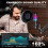 Microphone Pop Filter,Aokeo Mic Mask Shield,Three-layer Wind Pop Screen With Flexible 360 Gooseneck Clip Stabilizing Arm For All Microphone 3