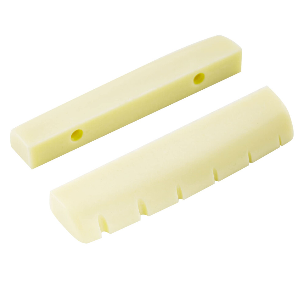 Musiclily Pro Urea Resin Plastic Slotted 43Mm Lp Style Guitar Nuts Fla