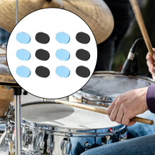 12Pcs Drum Dampener Gels,2 Colors Silicone Drum Silencers Dampening mo