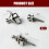 Generic 2 Pcs Metal Guitar Strap Locks for Acoustic Electric Guitar 2