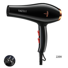 (Black) 2color Hair Dryer 1200w Highpower And High Air Volume Hair Model 220v Salon