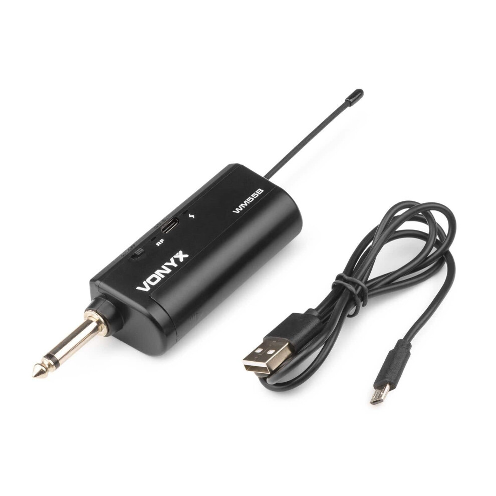 Vonyx Wm55b Wireless Headset Microphone System, Uhf Mic Set With Bodyp
