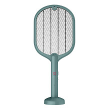 (Green)Racchetta Zanzariera Elettronica Casa Usb Ricaricabile Pratica Comoda