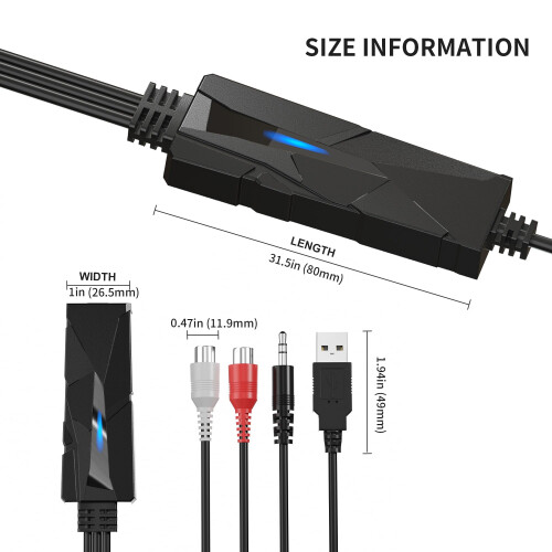 DigitalLife AuralynX Series: USB Audio Capture Device – Convert Casset