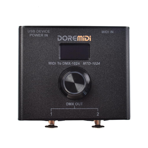 DOREMiDi MIDI To DMX Controller (MTD-1024) Can Convert MIDI Messages T 2