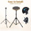 rloao Drum Practice Pad Set, Double Sided Silent Rubber Drum Pad 8" 1