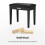 Donner Piano Bench Keyboard Stool, Solid Hard Wooden Digital Piano Stool with Large Storage, Black 4