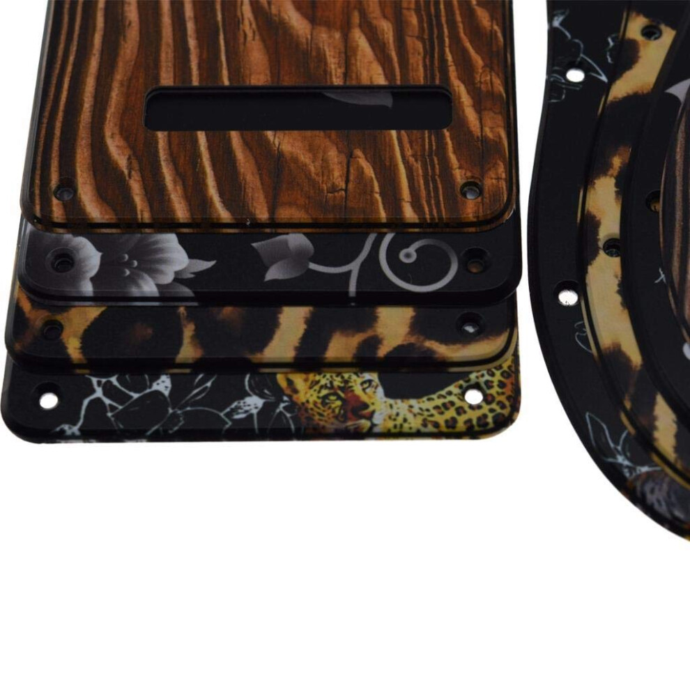 Dopro 11 Hole Strat Sss 3D Printed Plastic Pickguard St Back Plate Tre