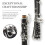 SONICAKE B Flat Clarinet for Beginners, Upgraded Ebonite Bb Clarinet Silver-plat 6