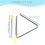One Piece Durable Rustproof Triangle - Heavy Duty Hand Percussion for School Mus 2