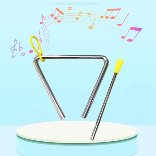 One Piece Durable Rustproof Triangle - Heavy Duty Hand Percussion for School Mus 2