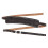 Fender Fender Standard Vintage Leather Strap - Black. Suitable for Electric, 2