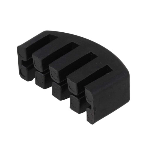 AKORD Rubber 4/4 Practice Mute for Cello - Black 1