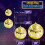 Kepfire 17 Pcs Gold Mirror Disco Ball Decorations for Disco Party 2