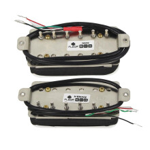 FLEOR Electric Guitar Humbucker Pickups Double Coil Guitar Bridge Pickup & Neck Pickups Set - White