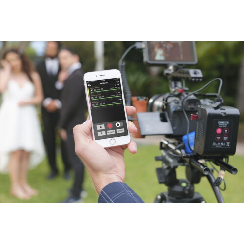Tascam TASCAM DR-10L Pro – Micro-Linear 32-Bit float Recorder with Lavalier-Microphone and optional Bluetooth Adaptor for remote control and syncronisation 1