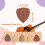 5 Pcs Wooden Guitar Picks Set 2